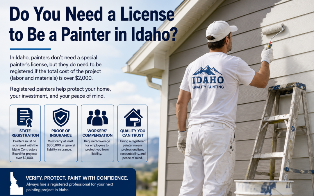 Do You Need a License to Be a Painter in Idaho? Salary, Skills & FAQs