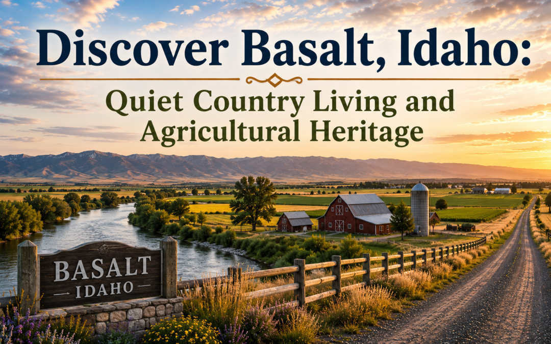 Discover Basalt, Idaho: Quiet Country Living and Agricultural Heritage