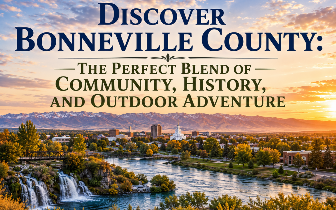 Discover Bonneville County: The Perfect Blend of Community, History, and Outdoor Adventure