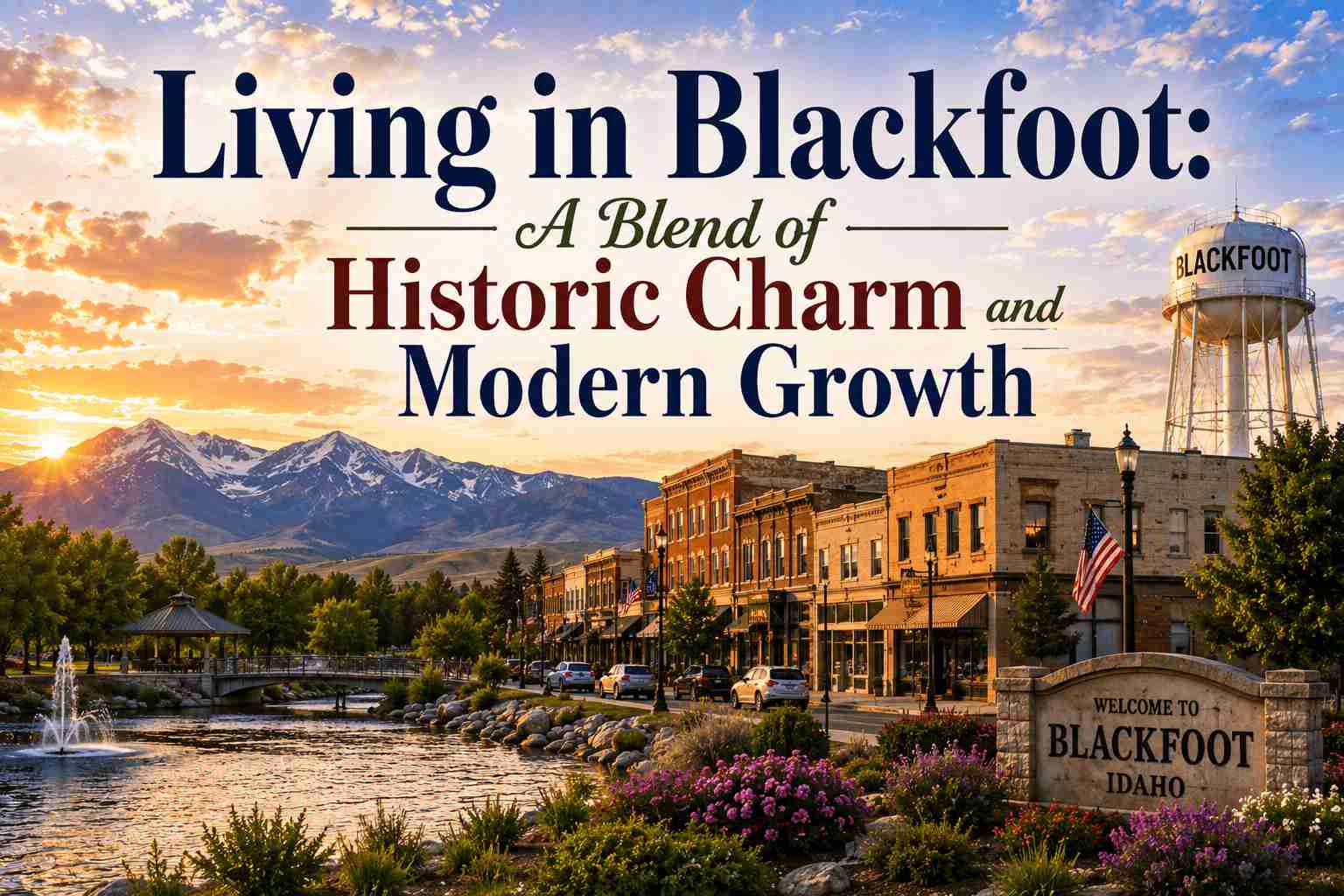 Living in Blackfoot: A Blend of Historic Charm and Modern Growth