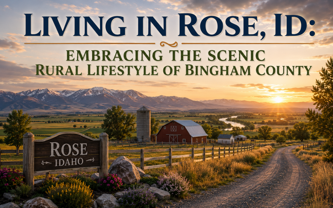 Living in Rose, ID: Embracing the Scenic Rural Lifestyle of Bingham County