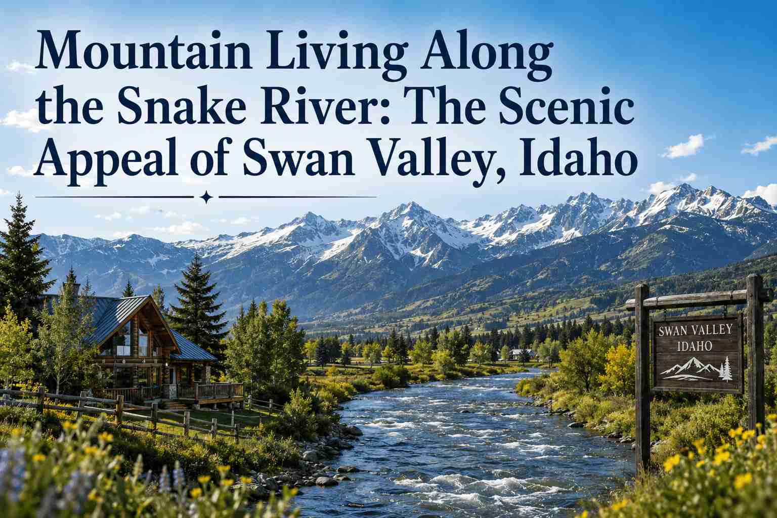 Mountain Living Along the Snake River: The Scenic Appeal of Swan Valley, Idaho
