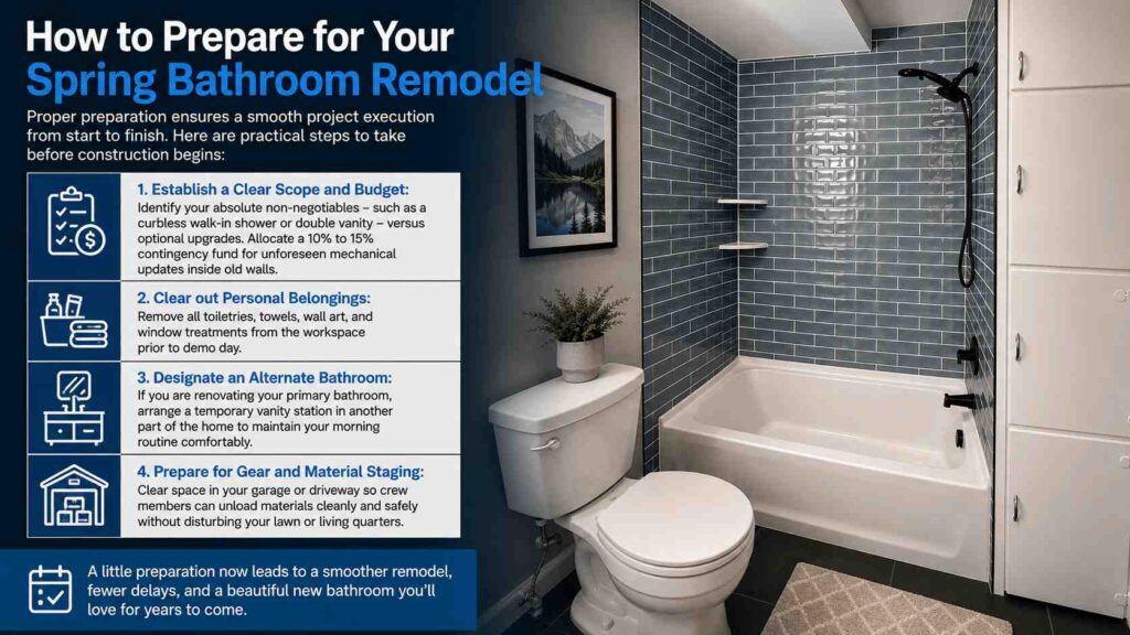 How to Prepare for Your Spring Bathroom Remodel