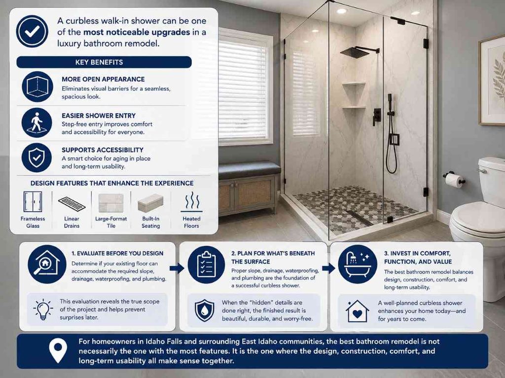 Is a Curbless Walk In Shower the Right Investment for Your Bathroom
