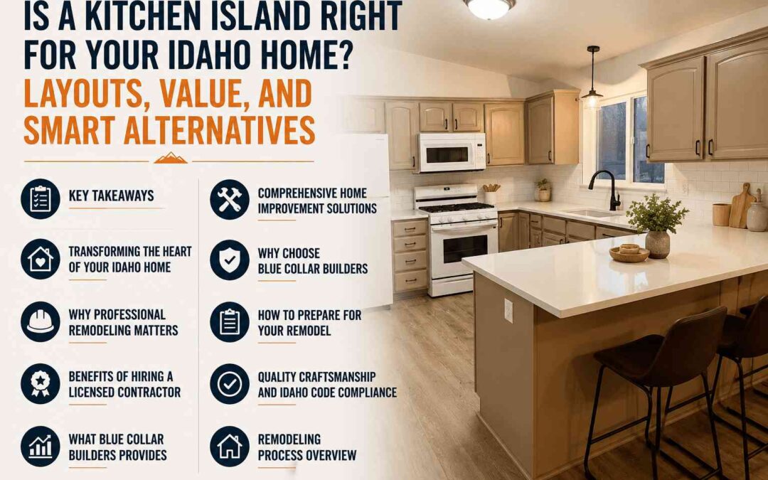 Is a Kitchen Island Right for Your Idaho Home Layouts, Value, and Smart Alternatives