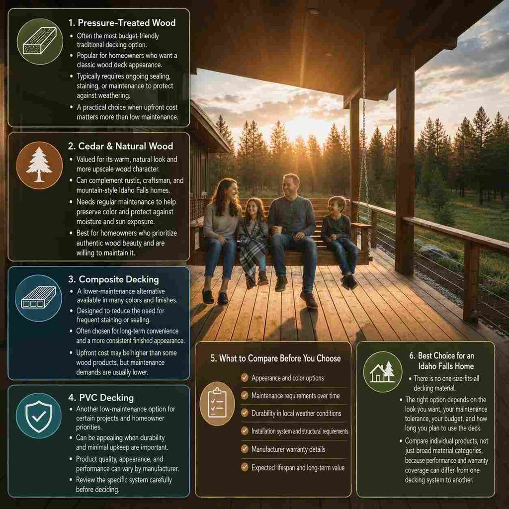 What Deck Materials Are Best for an Idaho Falls Home