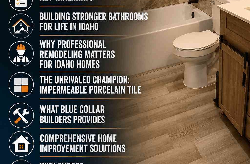What Is the Most Durable Material for an Idaho Bathroom Floor?