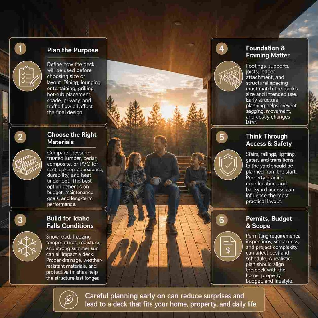 What Should You Know Before Starting a Deck Building Project in Idaho Falls