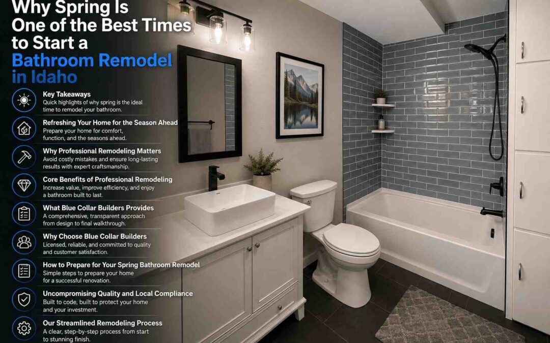 Why Spring Is One of the Best Times to Start a Bathroom Remodel in Idaho