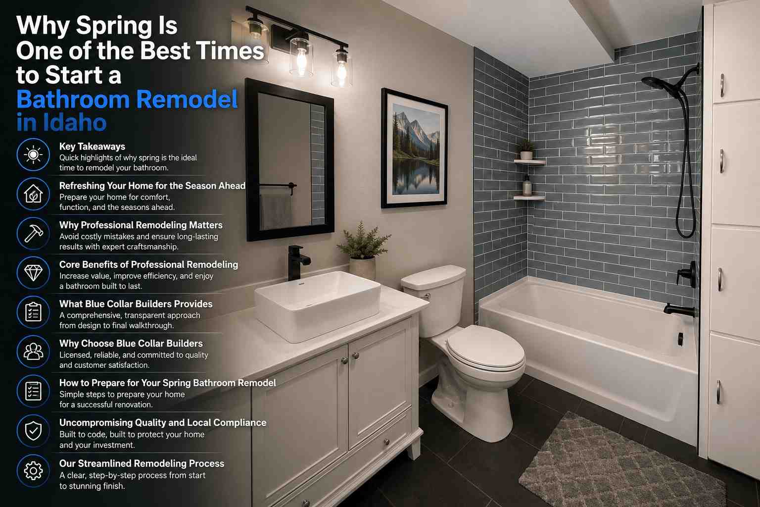 Why Spring Is One of the Best Times to Start a Bathroom Remodel in Idaho